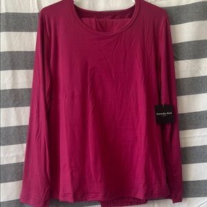 Women's Fuchsia Long Sleeve Top and Pj Pants